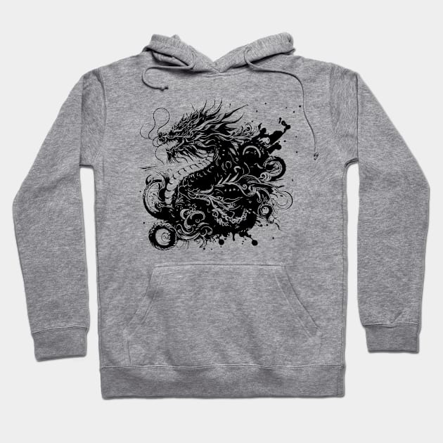 Chinese Dragon Hoodie by lkn